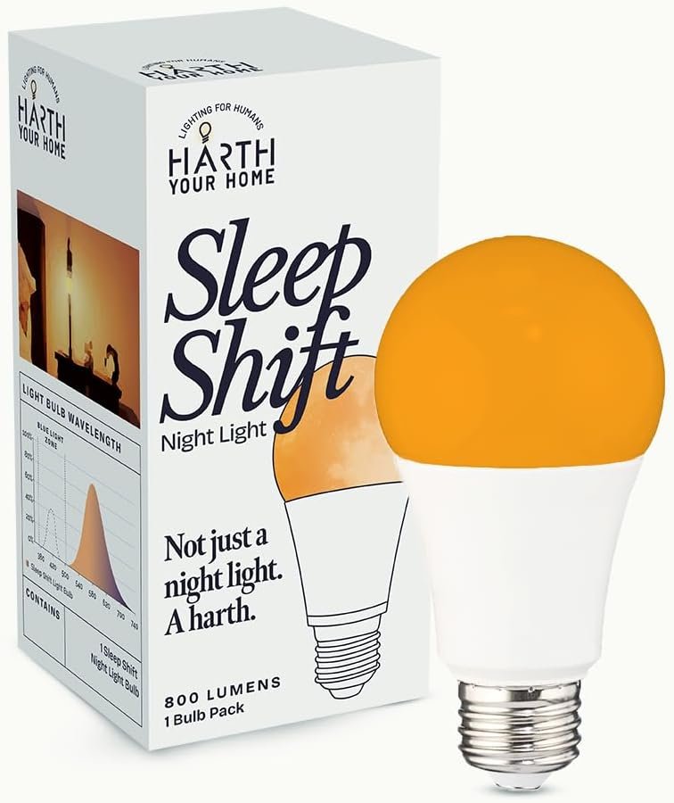 Amber Sleep Light Bulbs (1800K)
