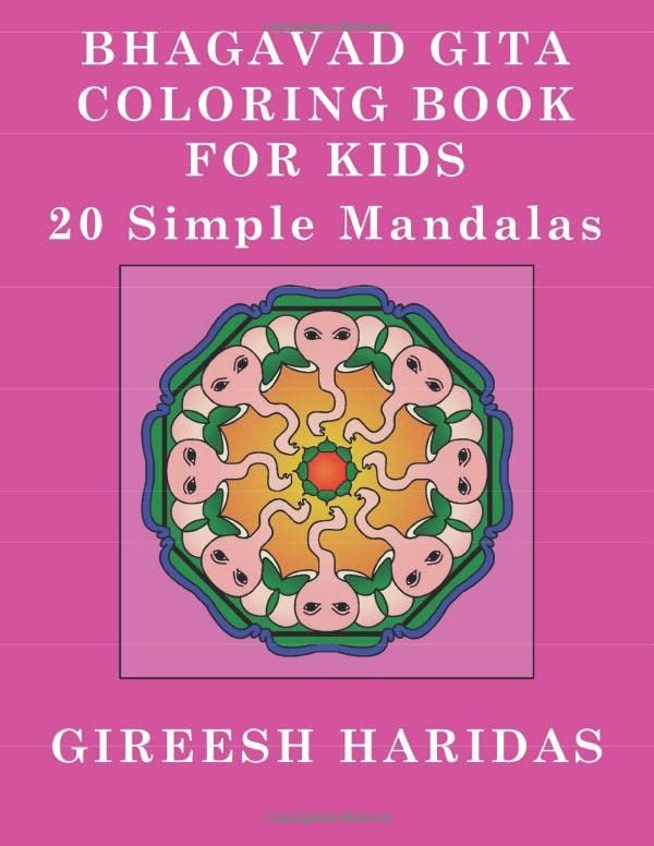 Bhagavad Gītā Coloring Book for Kids cover