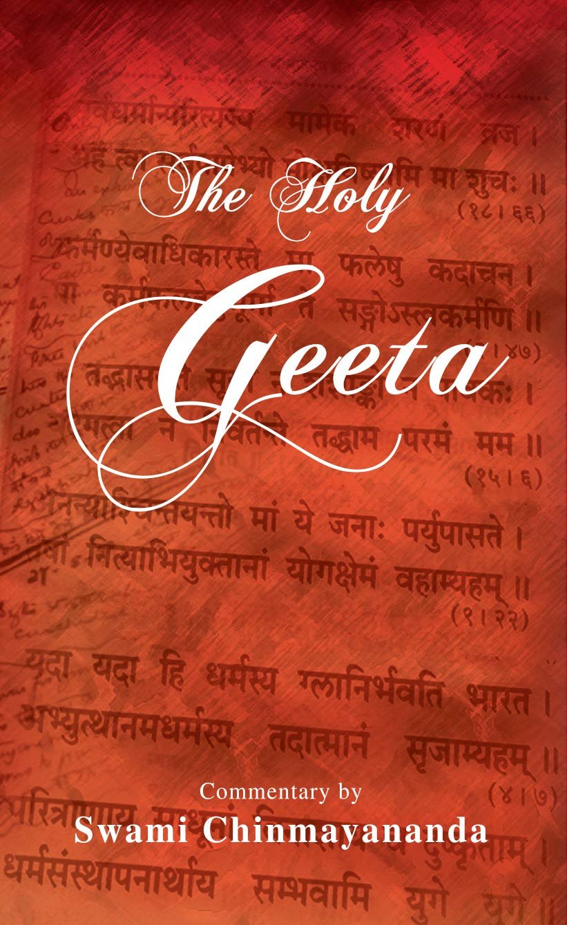 The Holy Geeta - Chinmayananda cover