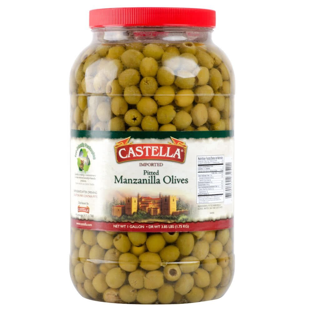 TableTop King Manzanilla Pitted Olives (1 Gallon)
