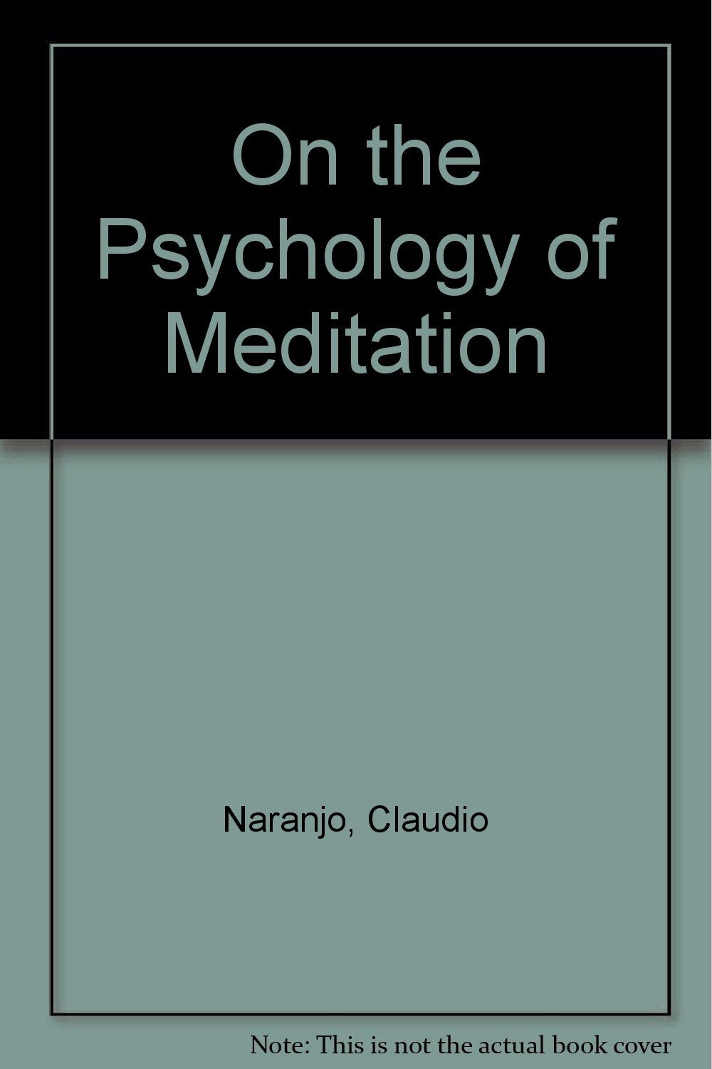 On the Psychology of Meditation cover